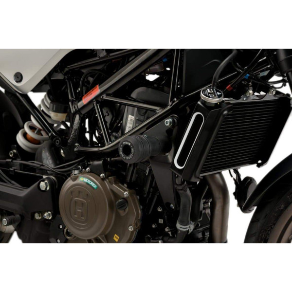 Puig Puig vintage 2.0 frame sliders | black | husqvarna svartpilen 401 2017>current